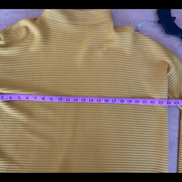 Women’s French Connection yellow sweater size M - Picture 4 of 5